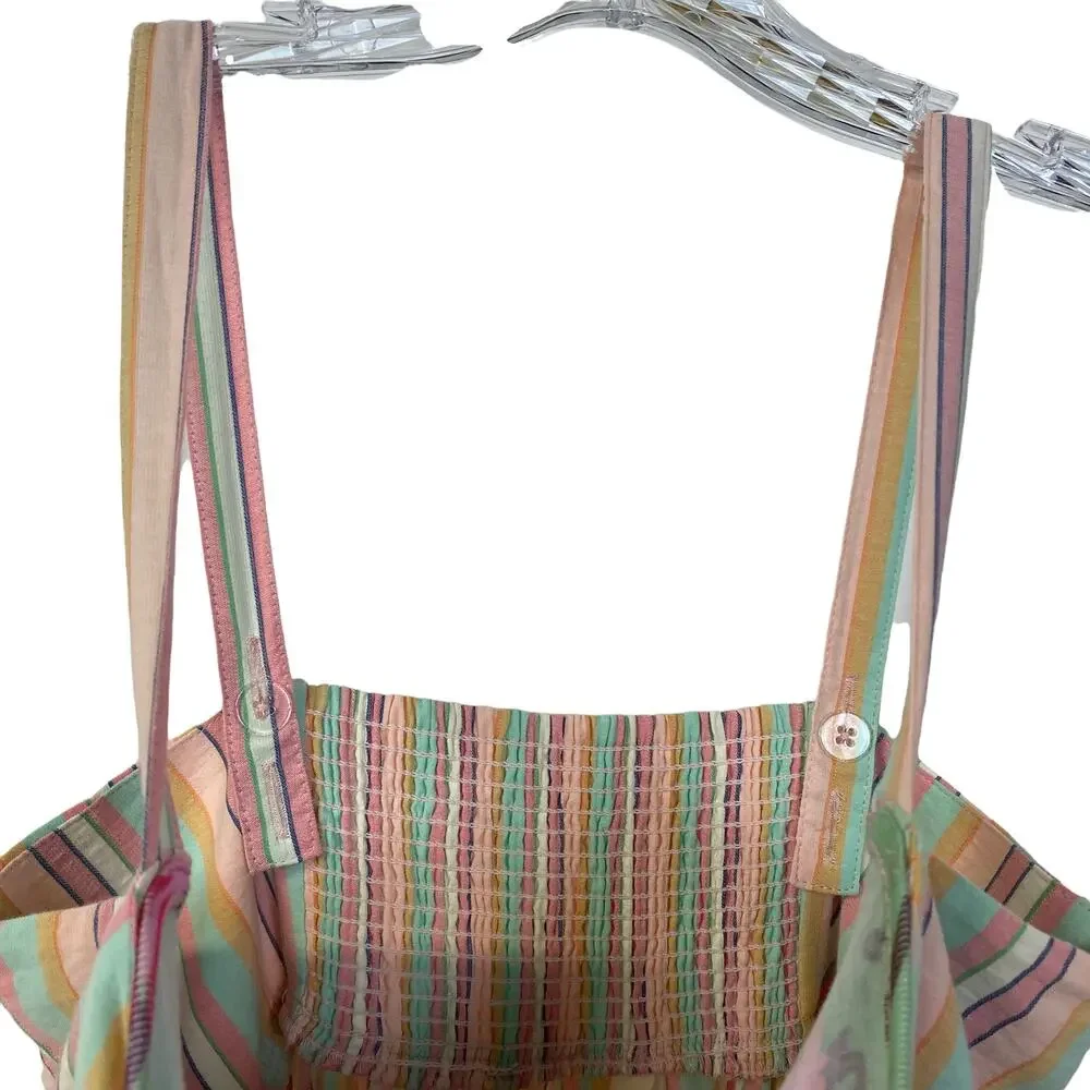 NWT Matilda Jane Maxi Dress Striped “No Baggage” S Spring Summer Sundress New
